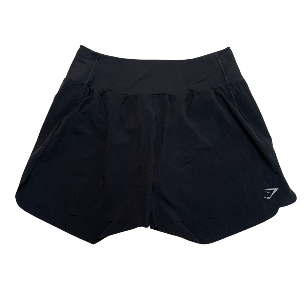 Gymshark Speed High Waist Athletic Gym Running Shorts 4" Black Size XL